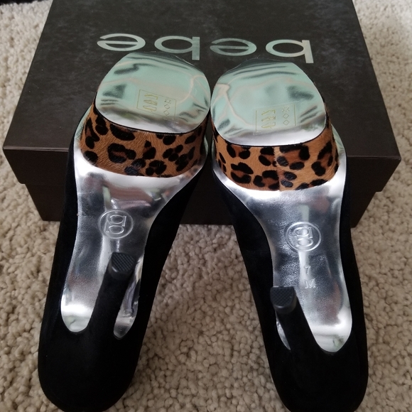 Bebe Veronica Leopard Heels - Picture 6 of 7